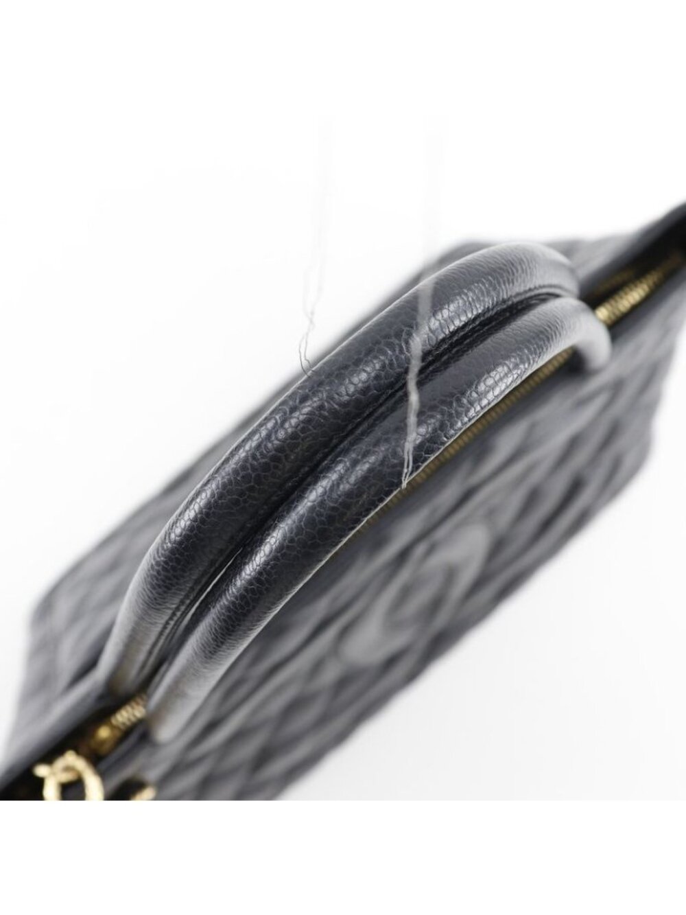 Chanel Medallion Tote Caviar Leather Black Bag - Picture 6 of 9